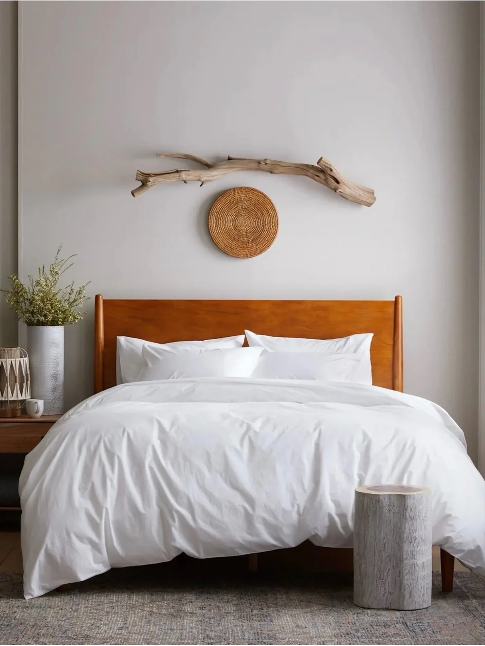 Quince White Organic Cotton Duvet Cover King/Cal King - Retail $114